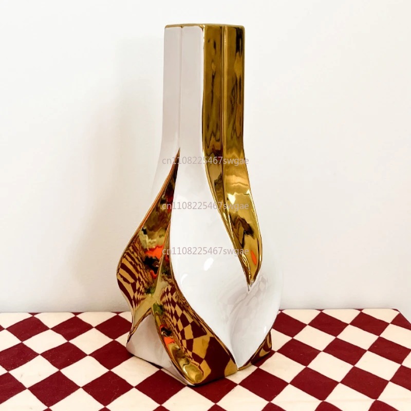 Dekoracja salonu, kreatywne ko – Home Decor Vase With Flowers recenzja i cena