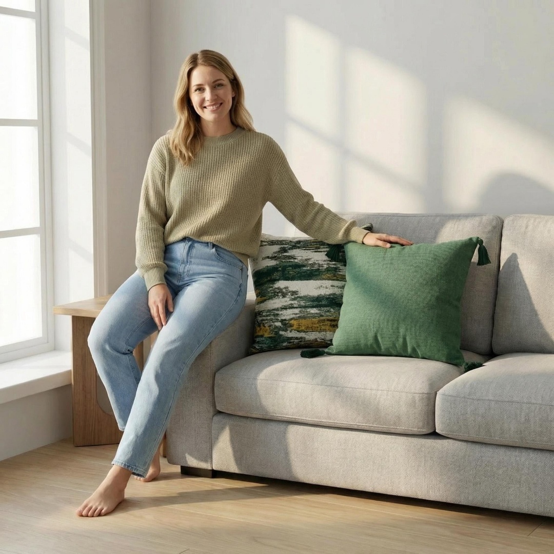 Poduszka dekoracyjna w stylu n – Yarn Home Decor recenzja i cena