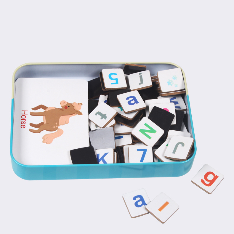 Drewniane puzzle fiszki gra li – Wooden Letter Sign recenzja i cena