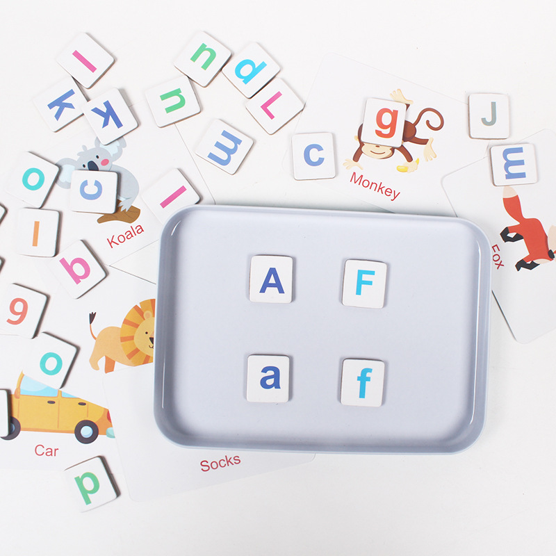 Drewniane puzzle fiszki gra li – Wooden Letter Sign recenzja i cena
