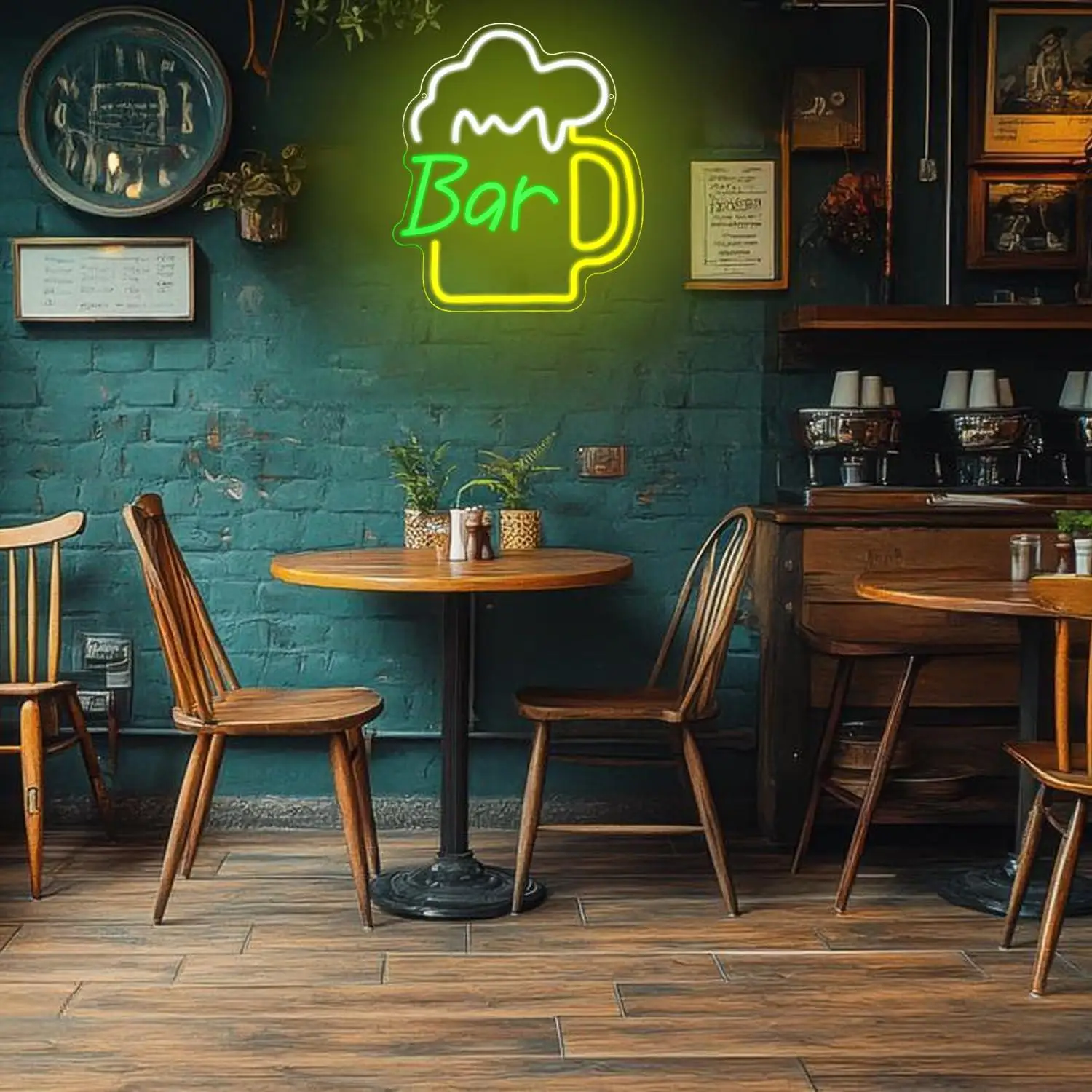 Neonowy szyld barowy z piwem,  – Home Decor Shop recenzja i cena