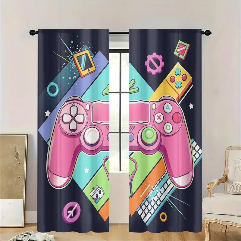 Zasłona z motywem kontrolera d – Home Decor Youtube Videos recenzja i cena