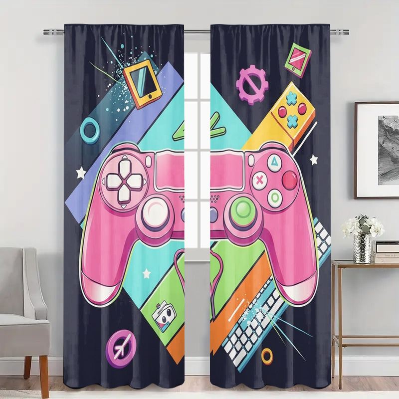 Zasłona z motywem kontrolera d – Home Decor Youtube Videos recenzja i cena