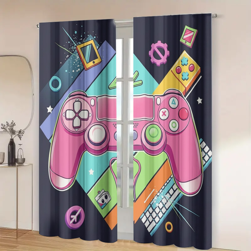 Zasłona z motywem kontrolera d – Home Decor Youtube Videos recenzja i cena