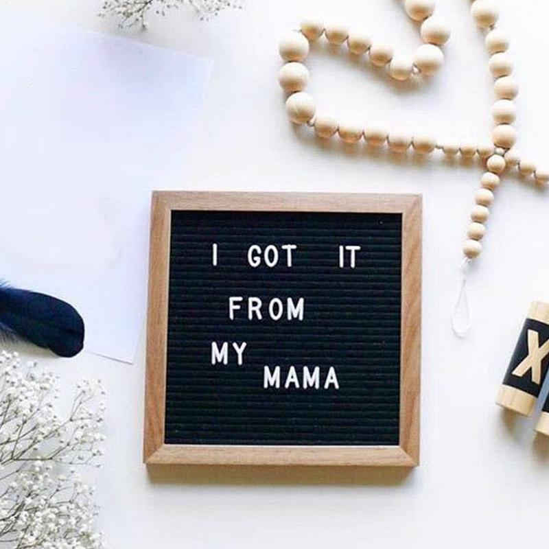 Nowa tablica z literami z filc – Wooden Letter Sign recenzja i cena