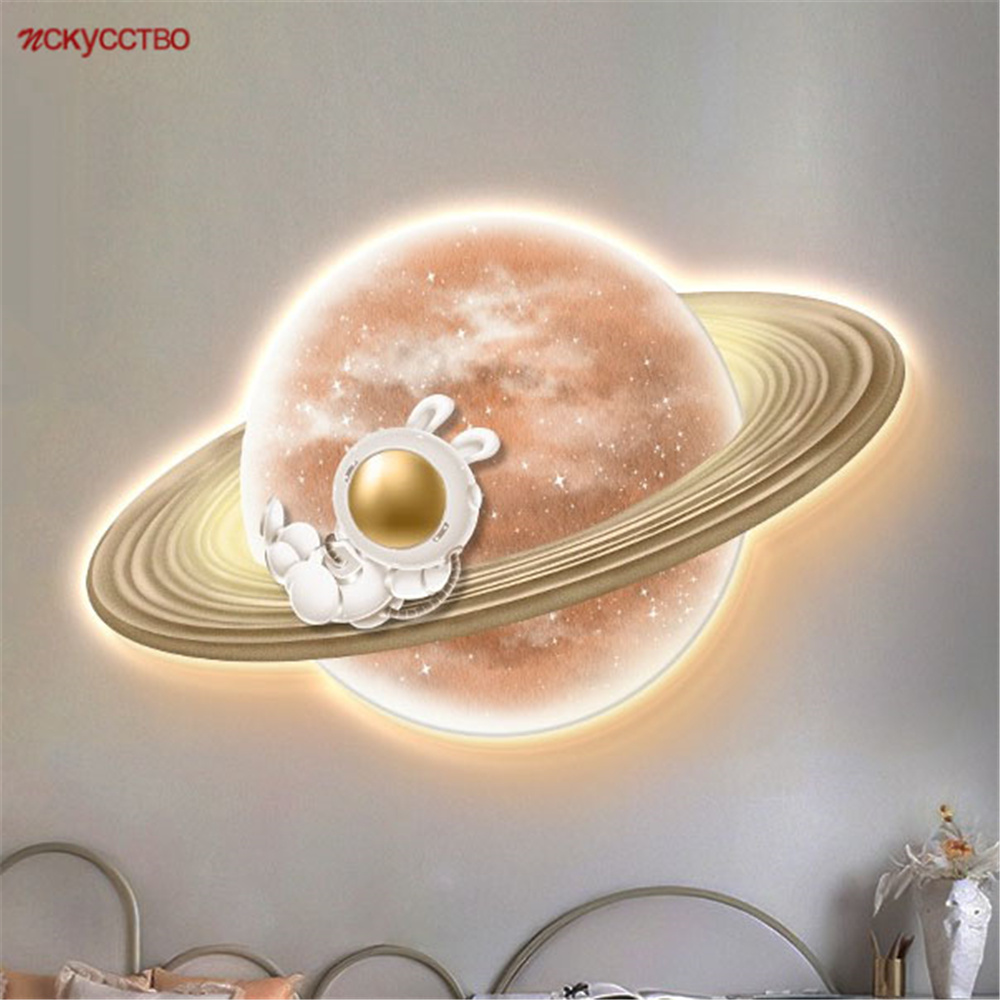 Cartoon Moon Astronaut Mural L – Hanging Moon Lamp recenzja i cena