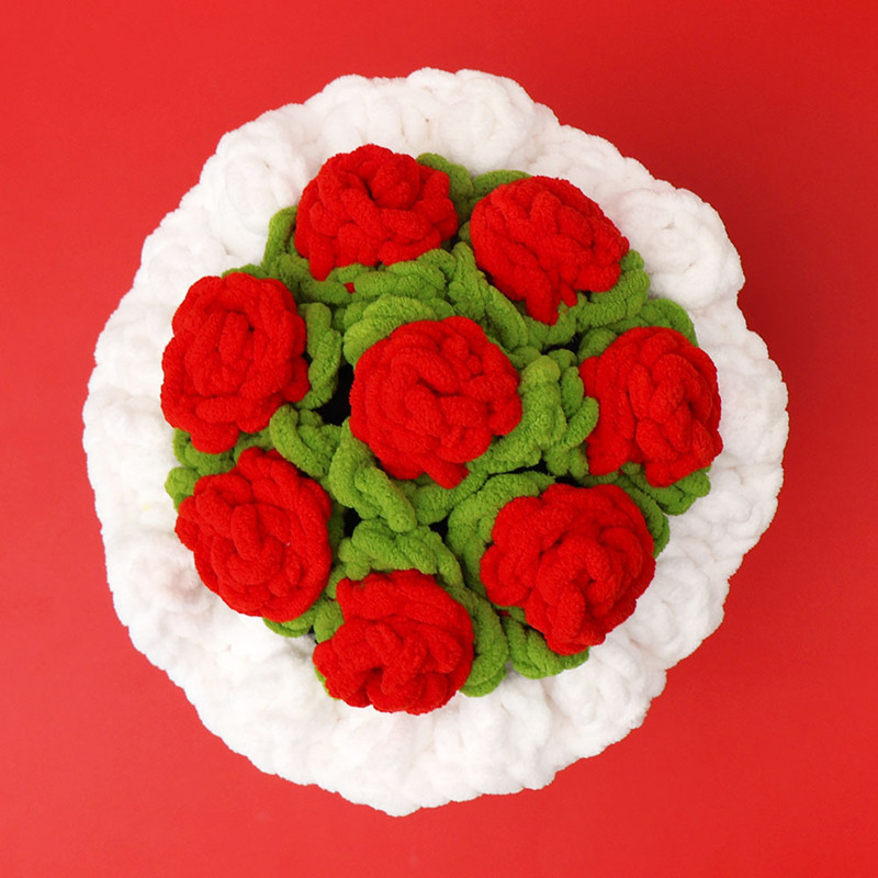 Bukiet na Walentynki Gotowy Pr – Yarn Home Decor recenzja i cena