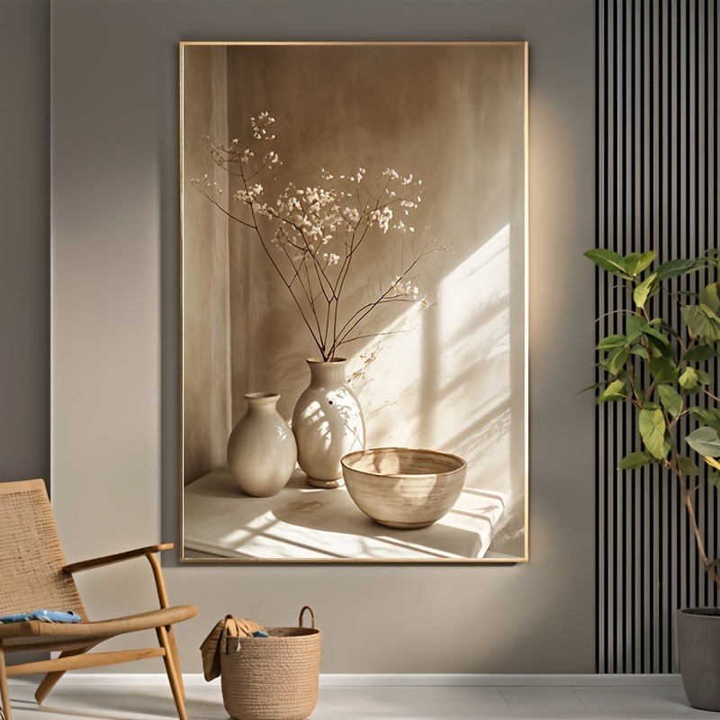 Obraz na płótnie w stylu Art D – Home Decor Vase With Flowers recenzja i cena