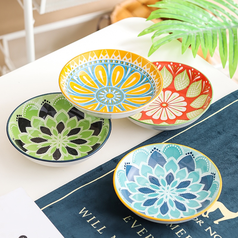 4 szt. ceramicznych talerzy w  – Ceramic Trinket Dish recenzja i cena