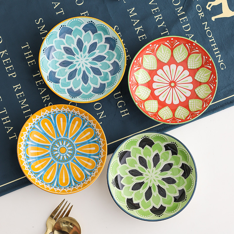 4 szt. ceramicznych talerzy w  – Ceramic Trinket Dish recenzja i cena