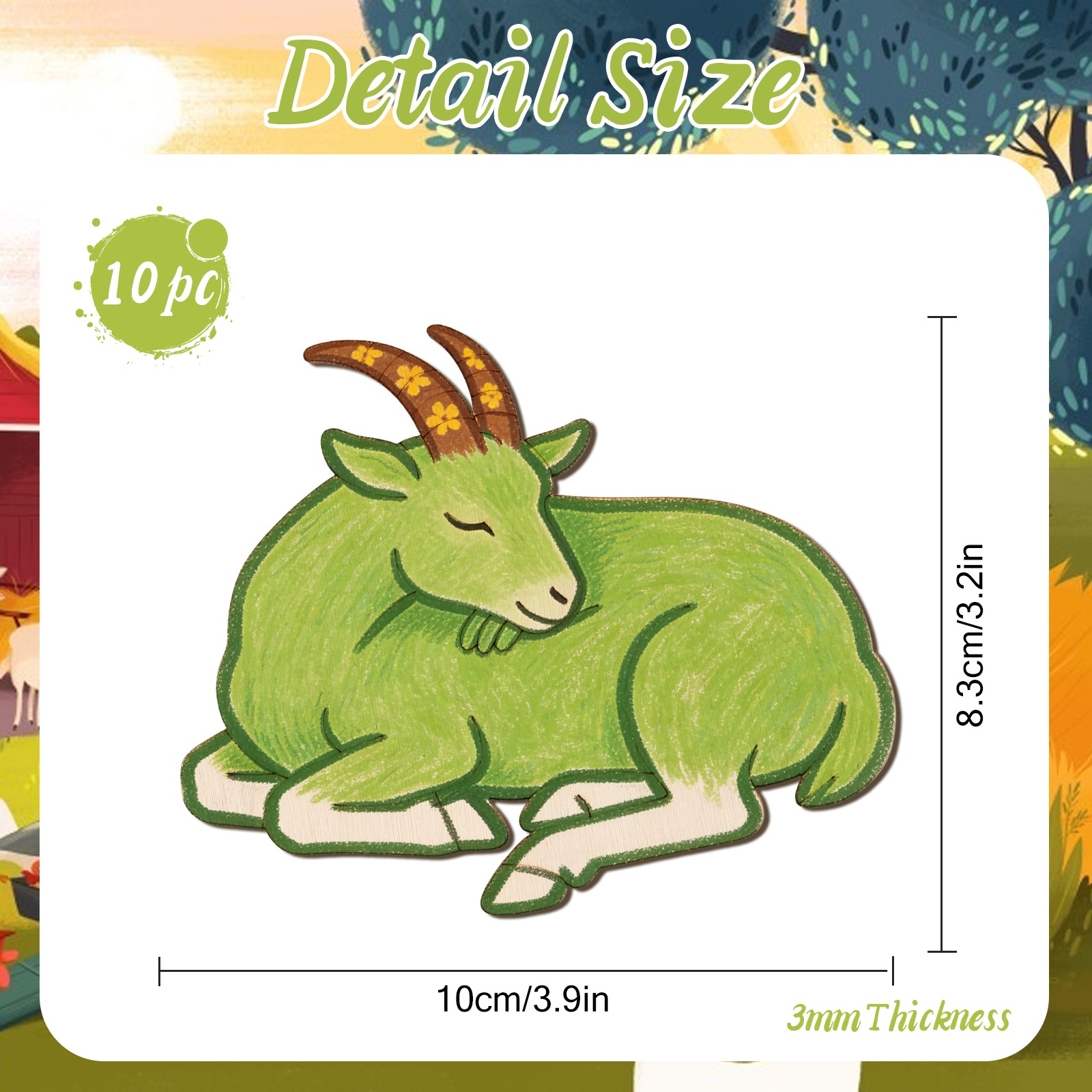 10 sztuk/zestaw Niedokończone  – Home Decor Painting recenzja i cena
