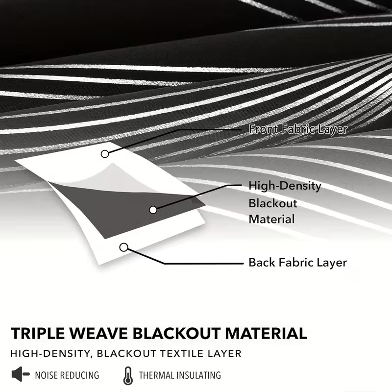 Czarne zaciemniające zasłony d – Blackout Curtains recenzja i cena