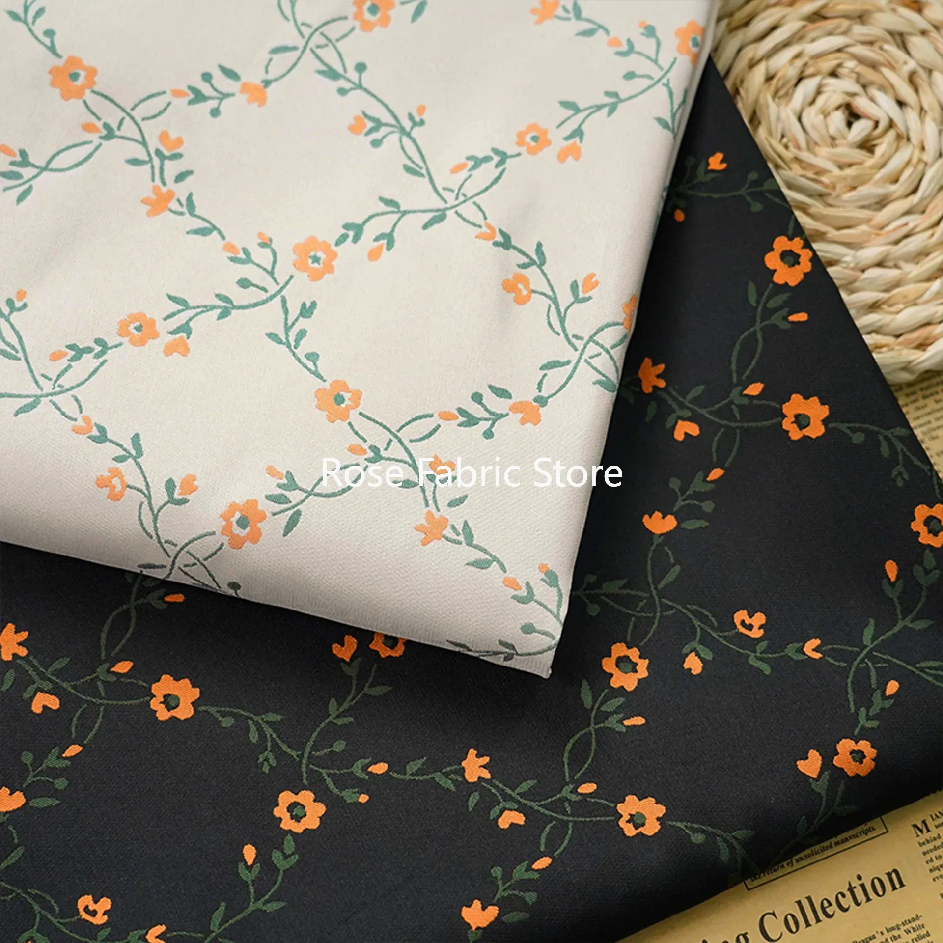 1 metr małej, kwiatowej tkanin – Yarn Home Decor recenzja i cena