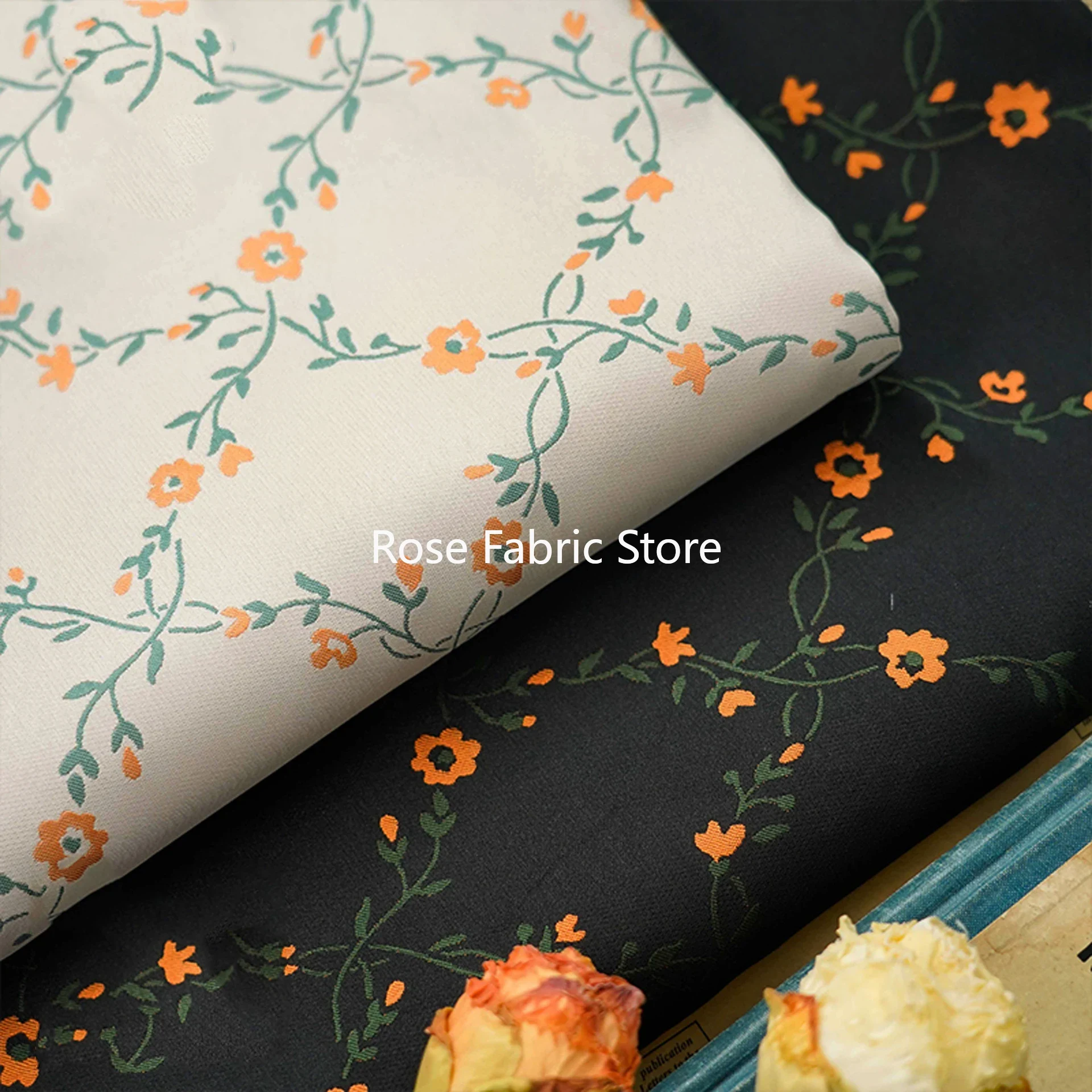 1 metr małej, kwiatowej tkanin – Yarn Home Decor recenzja i cena