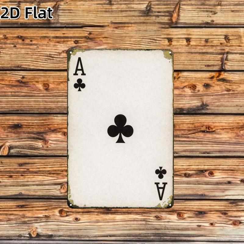 Metalowy znak 2D, czarna karta – Home Decor Minimalist Style recenzja i cena
