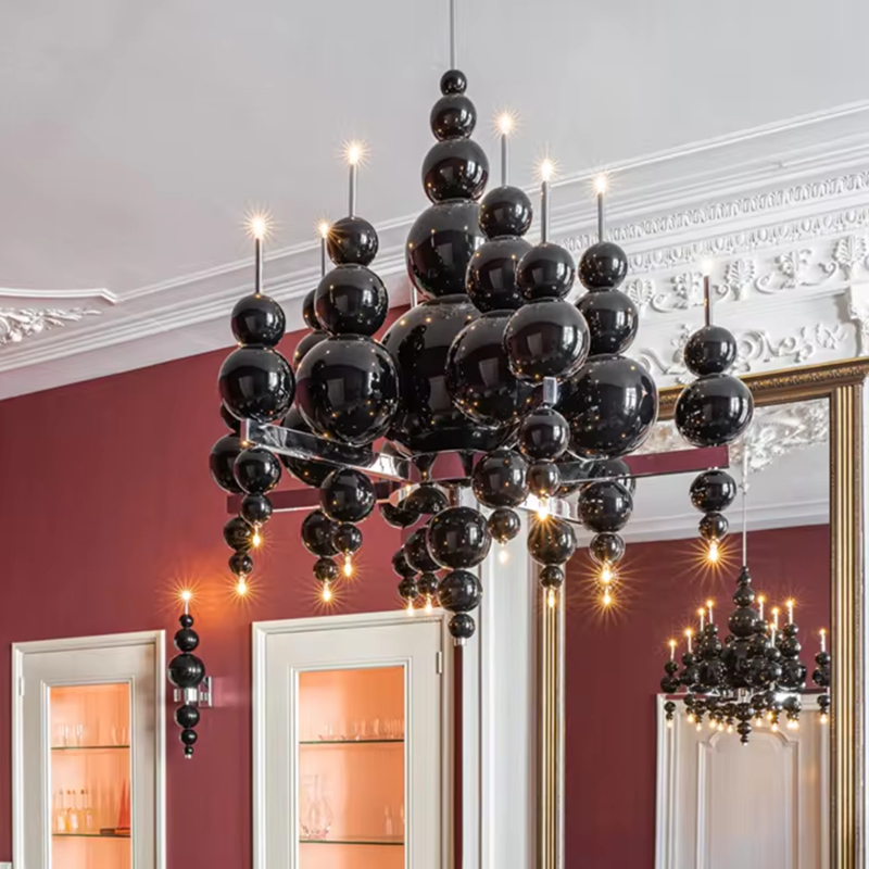 Czarny żyrandol – Hanging Moon Lamp recenzja i cena